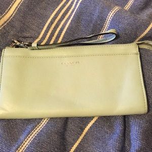 Coach large wristlet